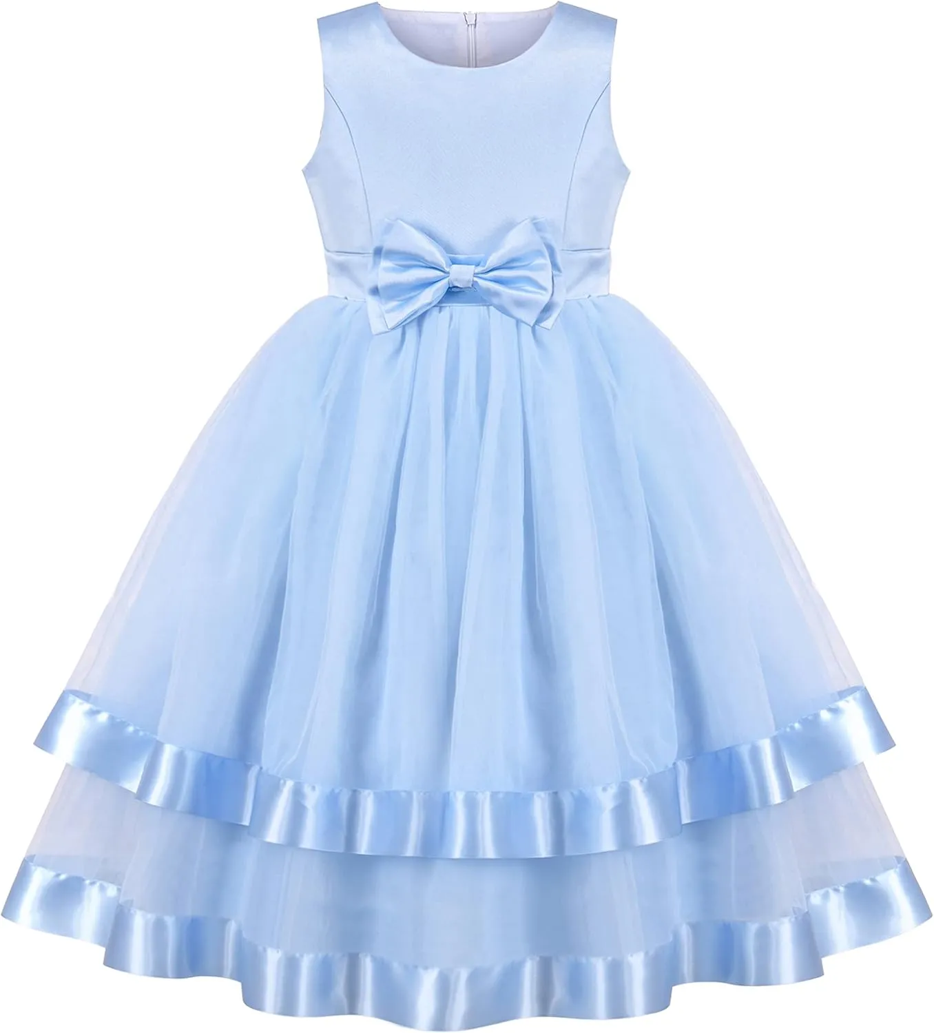 Flower Girl Dress Elegant Party Ball Gowns Vintage Pageant Princess Formal Dress