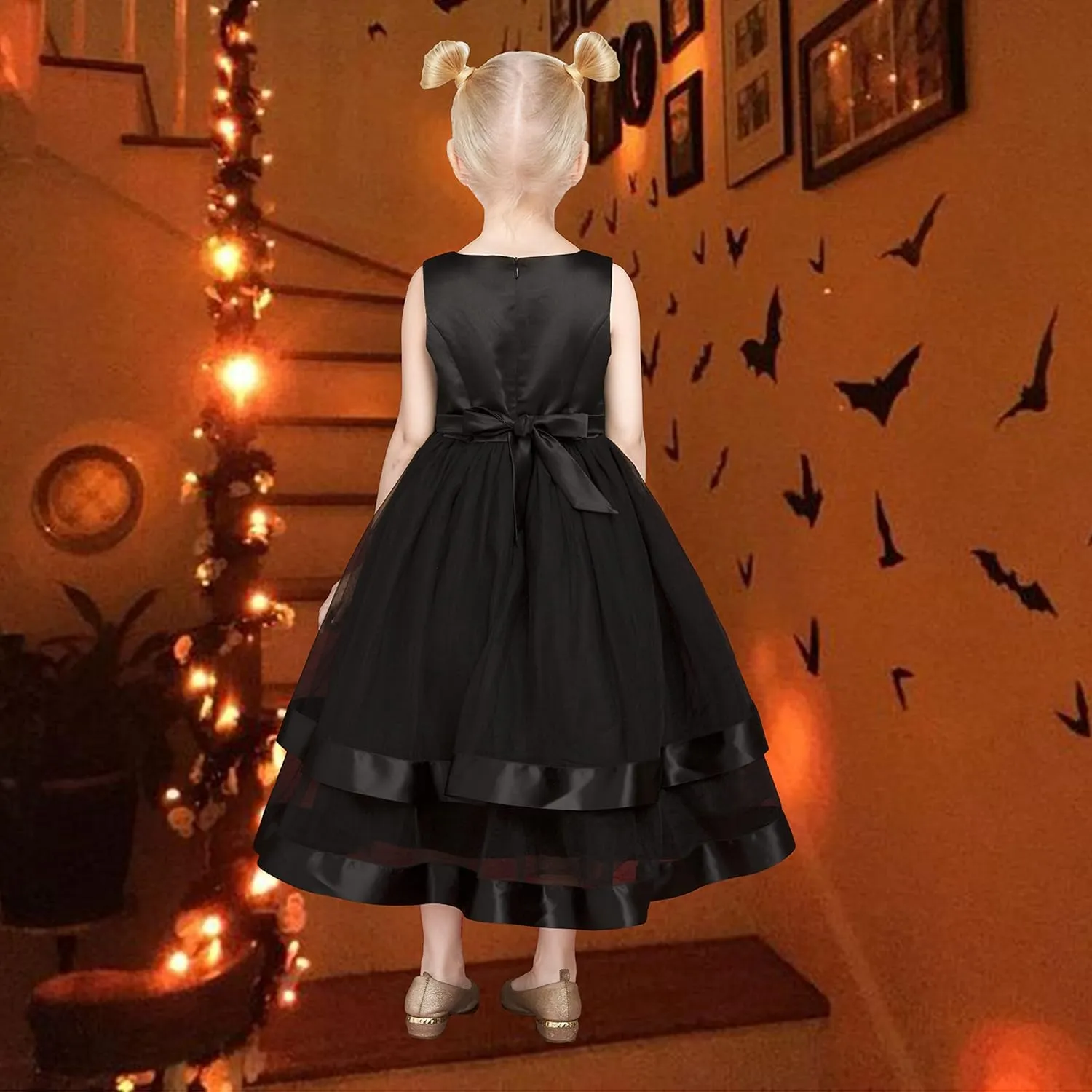 Flower Girl Dress Elegant Party Ball Gowns Vintage Pageant Princess Formal Dress