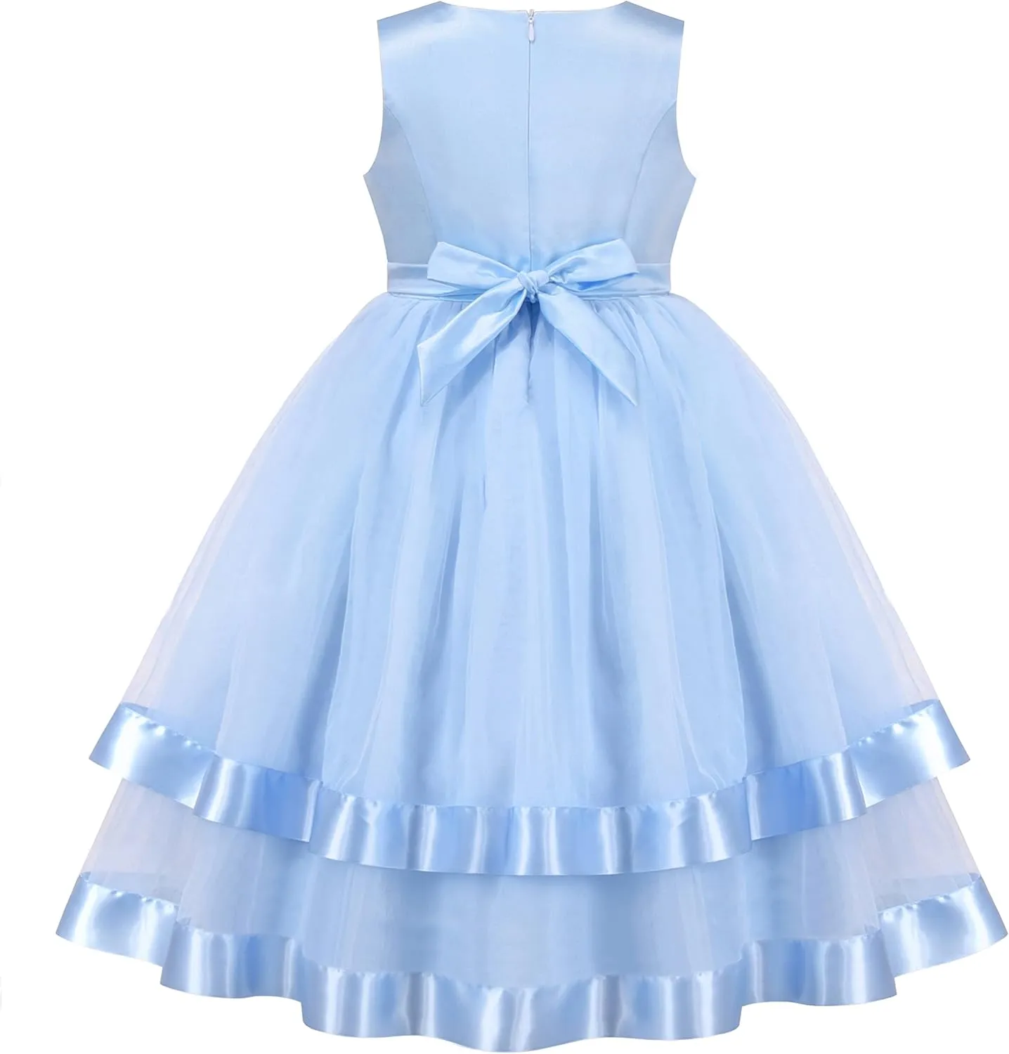 Flower Girl Dress Elegant Party Ball Gowns Vintage Pageant Princess Formal Dress