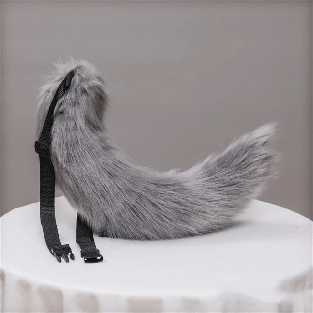 Fluffy Cat Ears & Tail