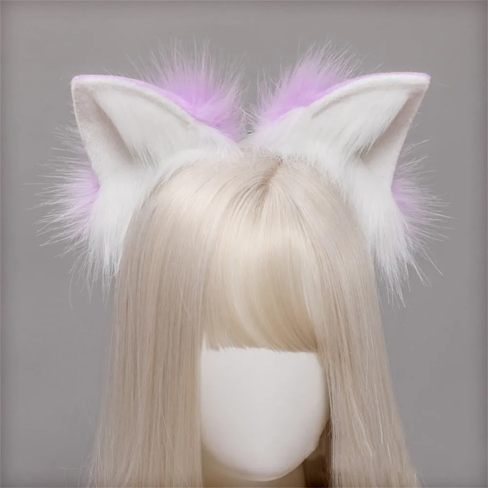 Fluffy Cat Ears & Tail