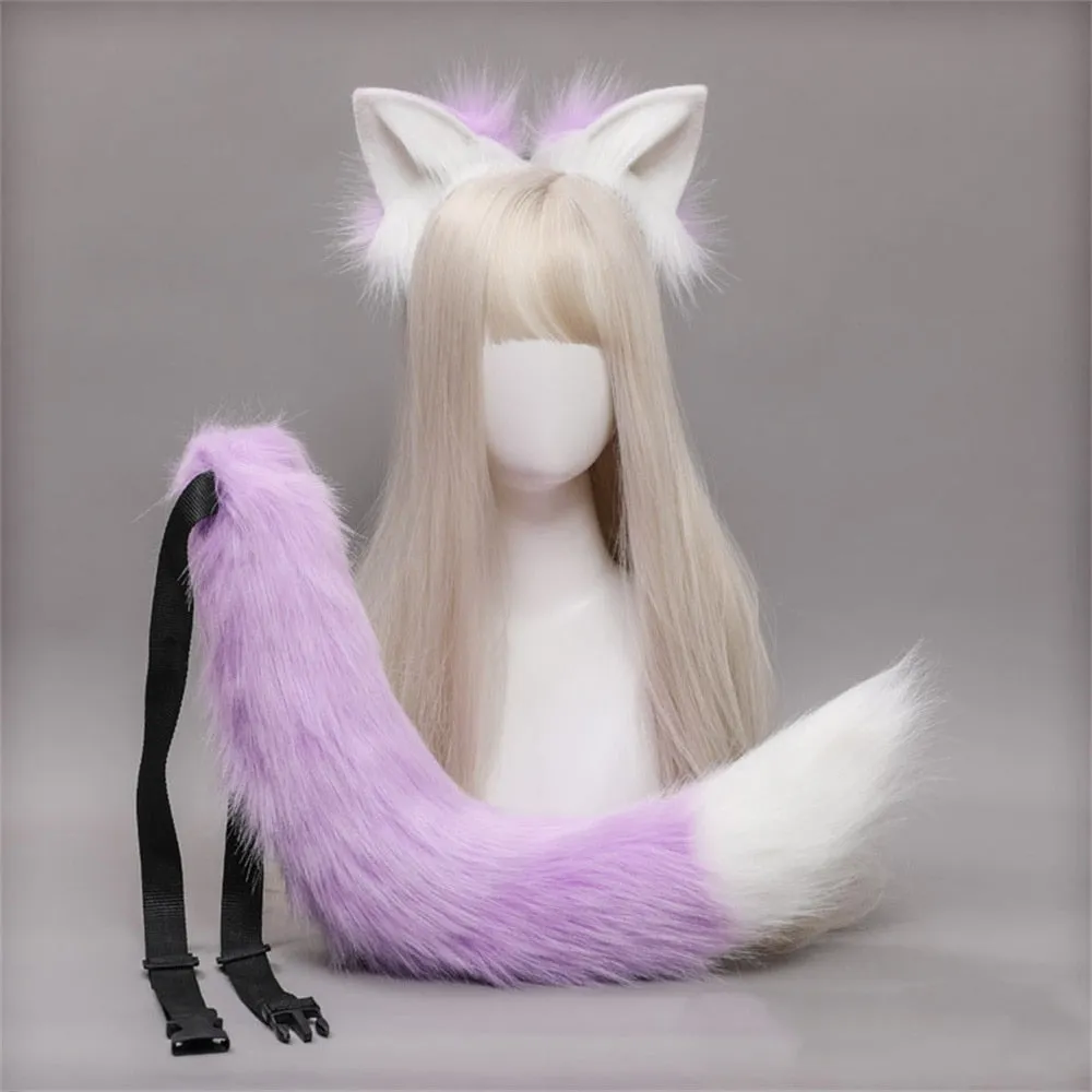 Fluffy Cat Ears & Tail