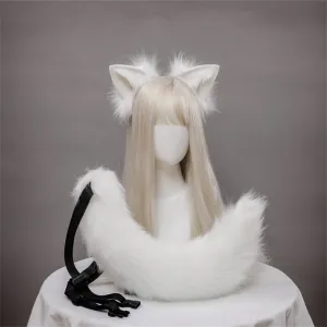 Fluffy Cat Ears & Tail
