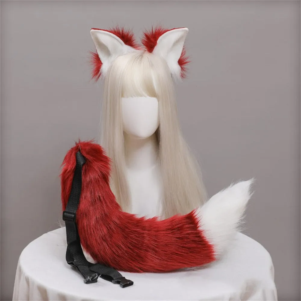 Fluffy Cat Ears & Tail