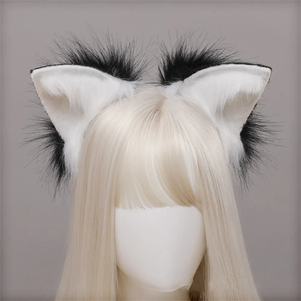 Fluffy Cat Ears & Tail