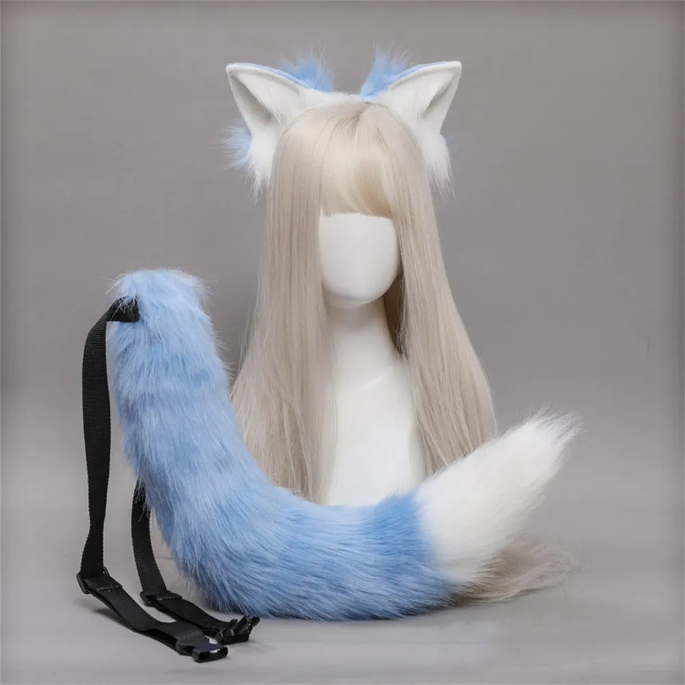Fluffy Cat Ears & Tail