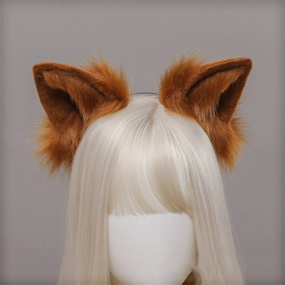 Fluffy Cat Ears & Tail