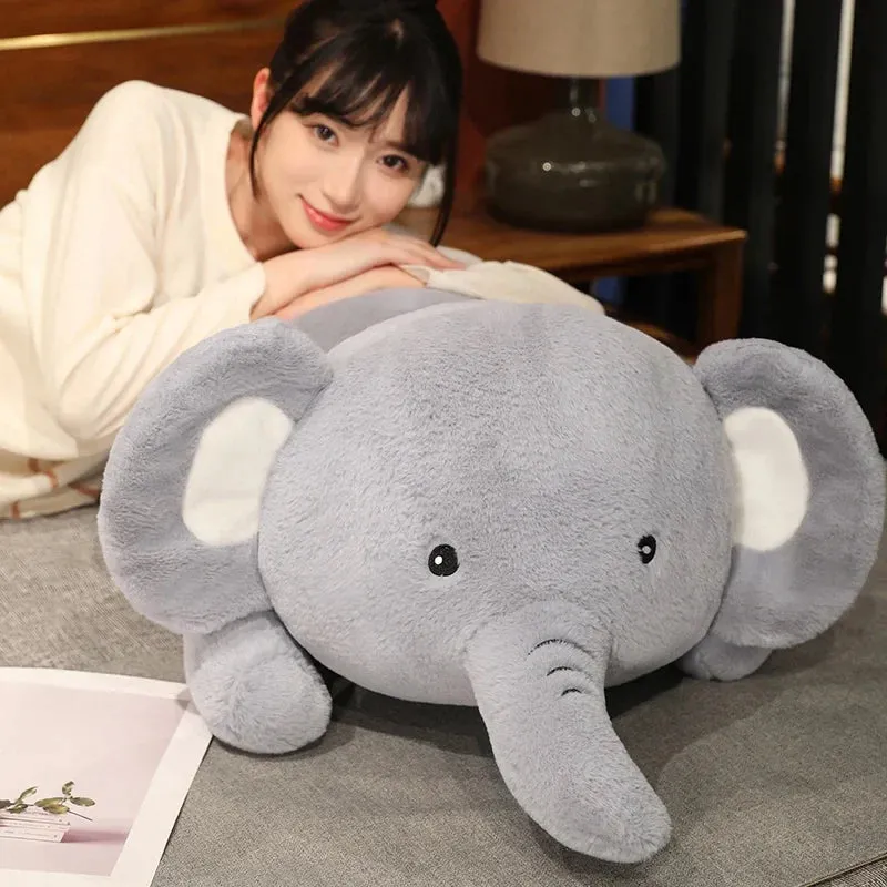 Fluffy Laying Elephant Family