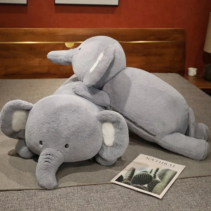 Fluffy Laying Elephant Family