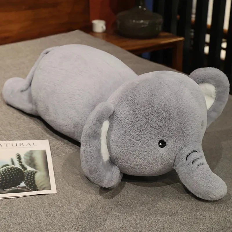 Fluffy Laying Elephant Family