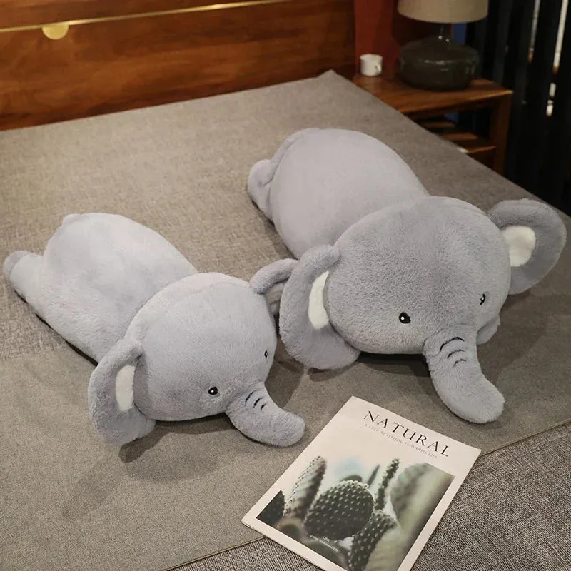 Fluffy Laying Elephant Family