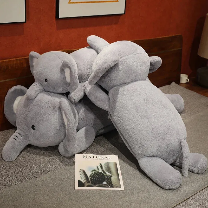 Fluffy Laying Elephant Family