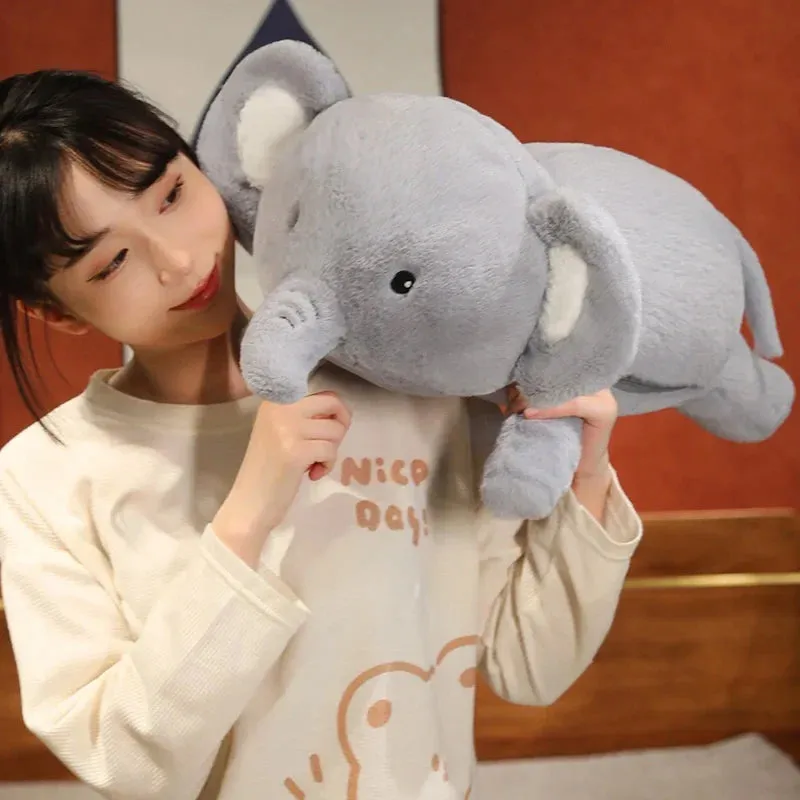 Fluffy Laying Elephant Family