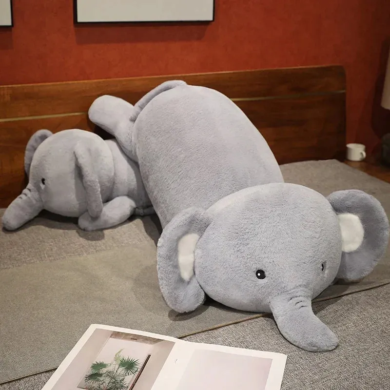 Fluffy Laying Elephant Family