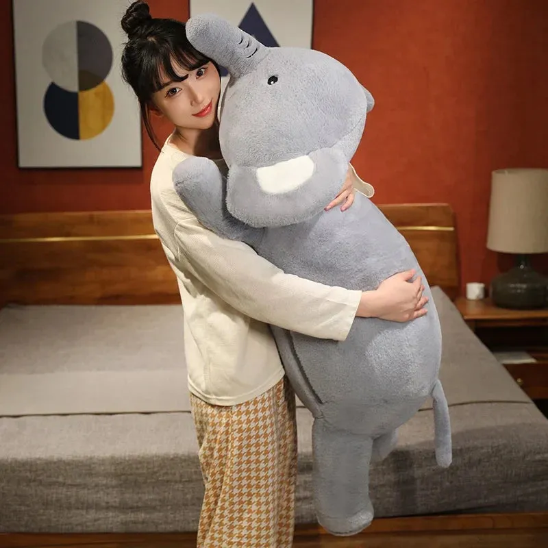 Fluffy Laying Elephant Family