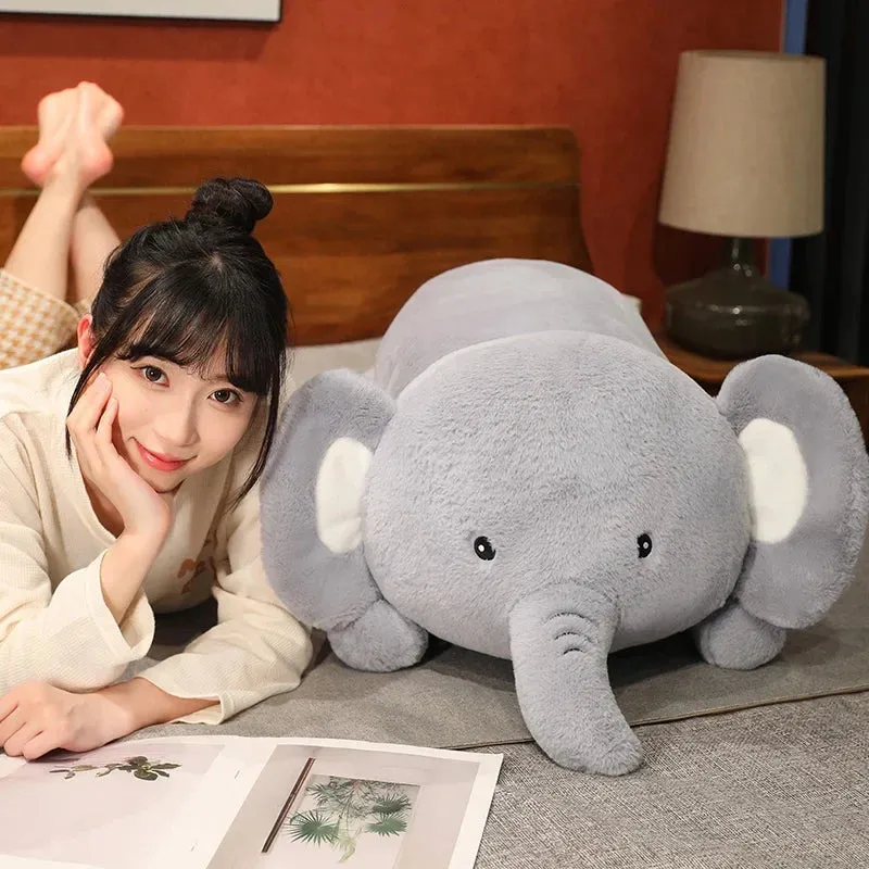 Fluffy Laying Elephant Family