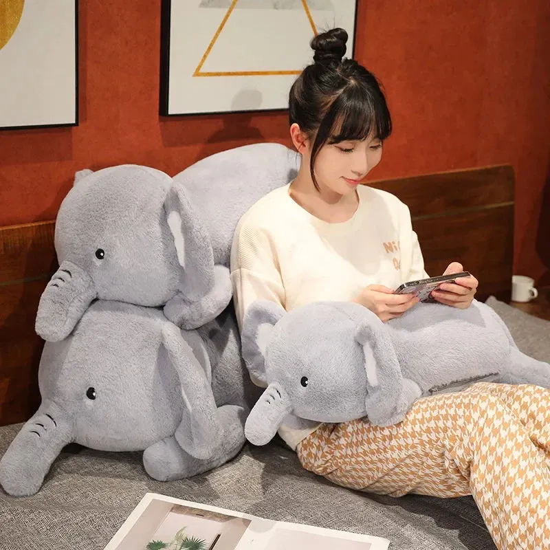 Fluffy Laying Elephant Family