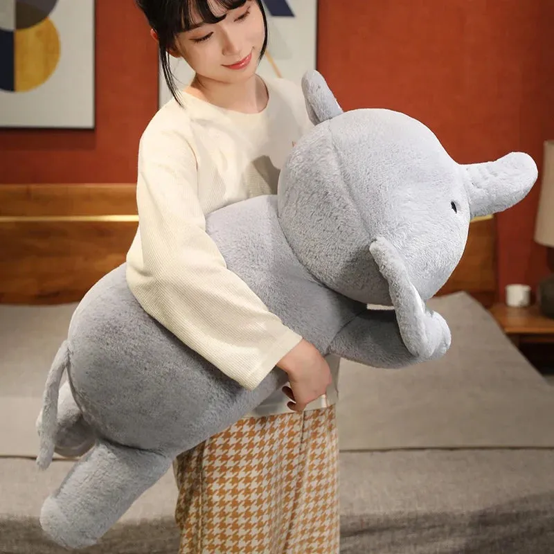 Fluffy Laying Elephant Family