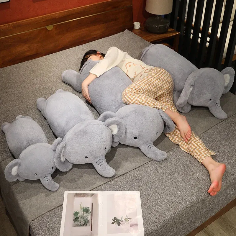 Fluffy Laying Elephant Family