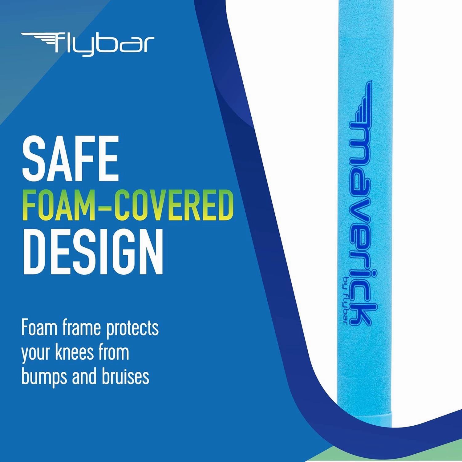 Flybar Maverick Pogo Stick for Kids Ages 5 , 40 to 80 Pounds, Perfect for Beginners, Easy Grip Handles, Anti-Slip Pegs, Outdoor Toys for Boys and Girls