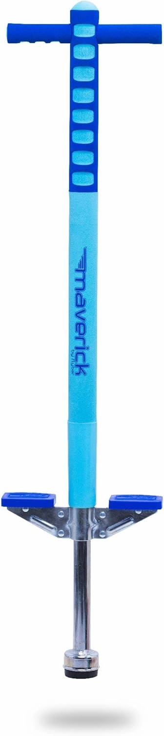 Flybar Maverick Pogo Stick for Kids Ages 5 , 40 to 80 Pounds, Perfect for Beginners, Easy Grip Handles, Anti-Slip Pegs, Outdoor Toys for Boys and Girls