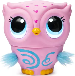 Flying Baby Owl Interactive Toy with Lights and Sounds (Pink), for Kids Aged 6 and Up