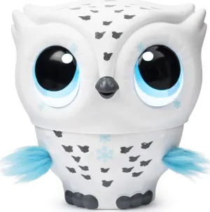 Flying Baby Owl Interactive Toy with Lights and Sounds (White), for Kids Aged 6 and Up