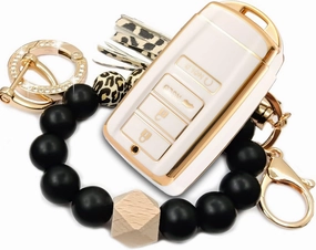 for Acura Key Fob Cover, Full Protection Key Shell Case for Acura RDX RLX CDX NSX TLX TLX-L Bracelet Holder Accessories
