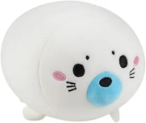 Forest & Twelfth 8” Ocean Animal Puffer, Soft & Puffy Mini Seal Stuffed Toy, Soft Plush Squishy Marine Animal Toys, Ultra Soft Stuffing, Great Gift Ideas for Kids (Seal)