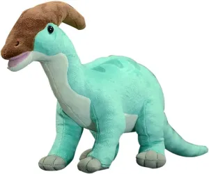 FRANKIEZHOU Simulation Parasaurolophus Plush,Dinosaur Stuffed Animal,Plush Toy,Soft Toy,Stuffed Toy,Cuddly Toys,Gifts for Kids,15 Inches