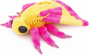 FRANKIEZHOU Rosy Maple Moth Plush Animal - 15 Inch, Soft Moth Stuffed Toy, Girls Toy, for Kids, Baby Gifts,Home Decor, Cuddle Toy