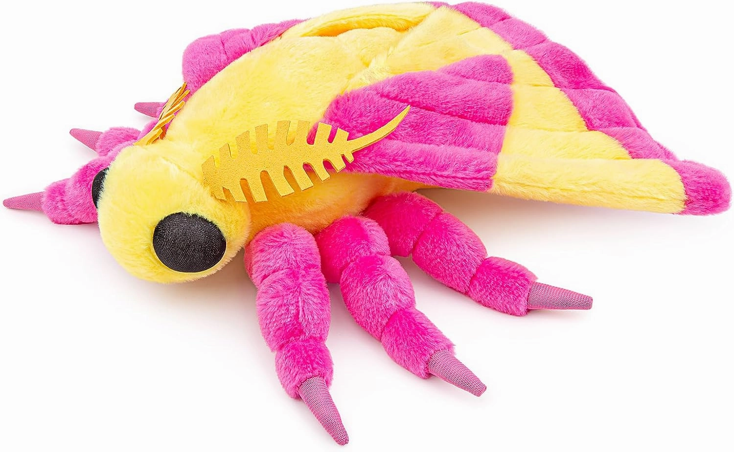 FRANKIEZHOU Rosy Maple Moth Plush Animal - 15 Inch, Soft Moth Stuffed Toy, Girls Toy, for Kids, Baby Gifts,Home Decor, Cuddle Toy