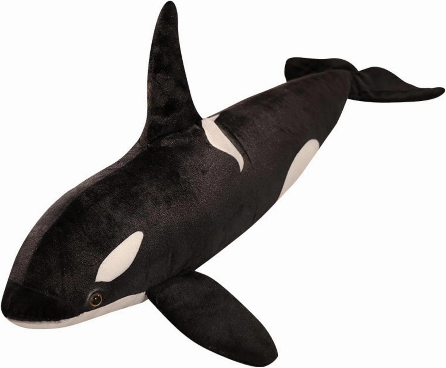 FRANKIEZHOU Simulation Orca Stuffed Animal,Lifelike 15.7" Ocean Creature Killer Whale Plush Stuffed PP Cotton Animal, Orca Plush,Gifts for Kids