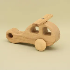 Free Shipping Eco-Friendly Handmade Natural Wooden Helicopter FY35 Montessori and Waldorf Educational Influence Sky Explorer Lotes Toys Baby Gift