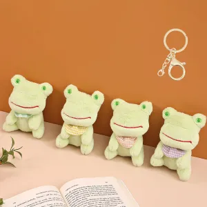 Froggie Shape Plush Keychain