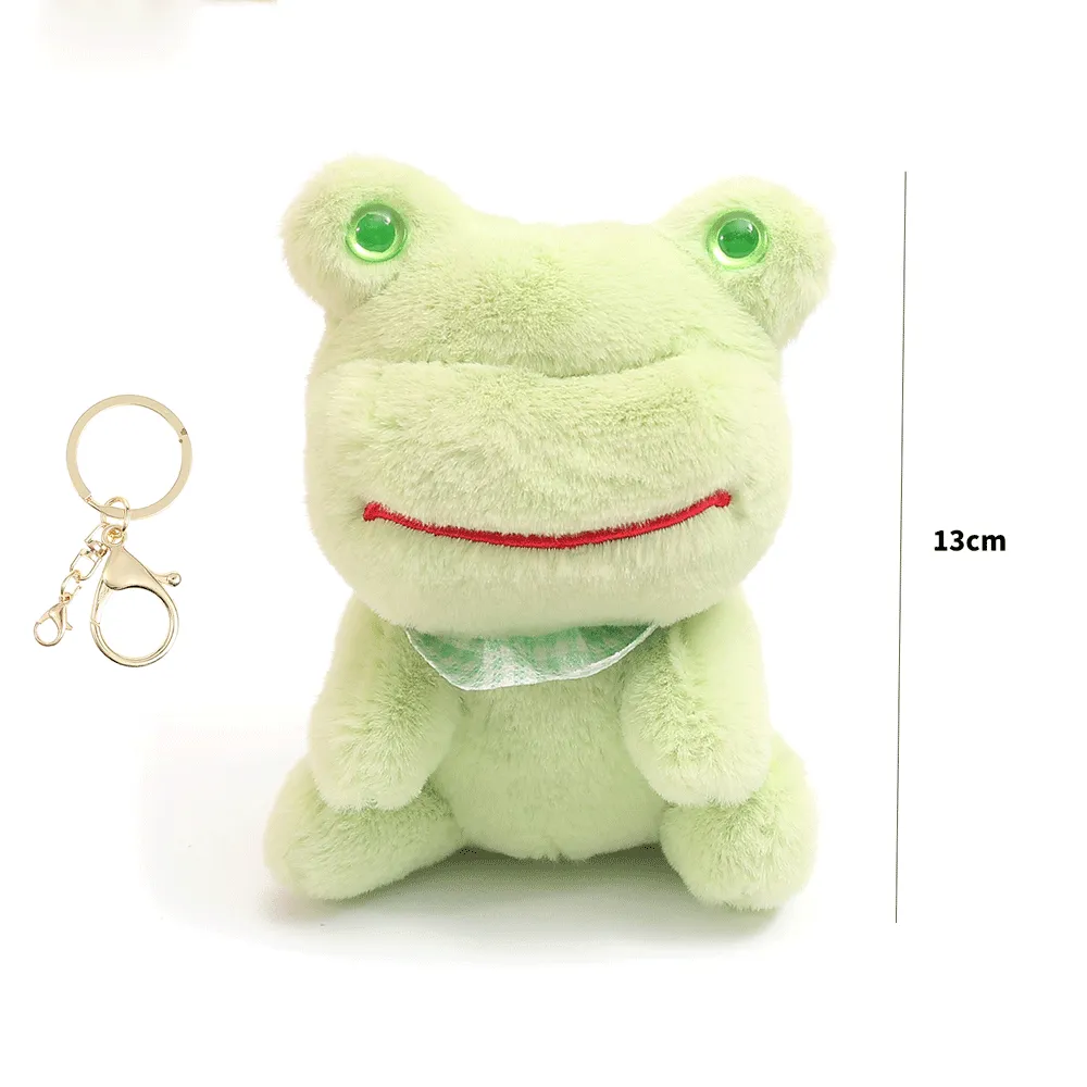 Froggie Shape Plush Keychain