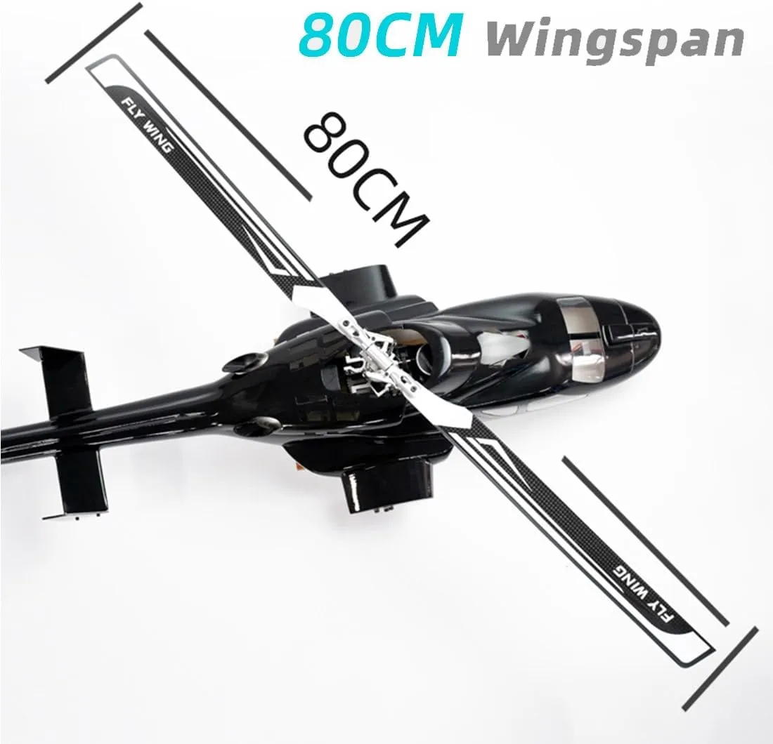 FW450L RC Helicopter for Adults 450-Class 2.4G 6CH Remote Control Helicopter Outdoor RC Aircraft Flying Model RTF Version Creative Gifts(Righthand Flight Control,with 2 Battery)