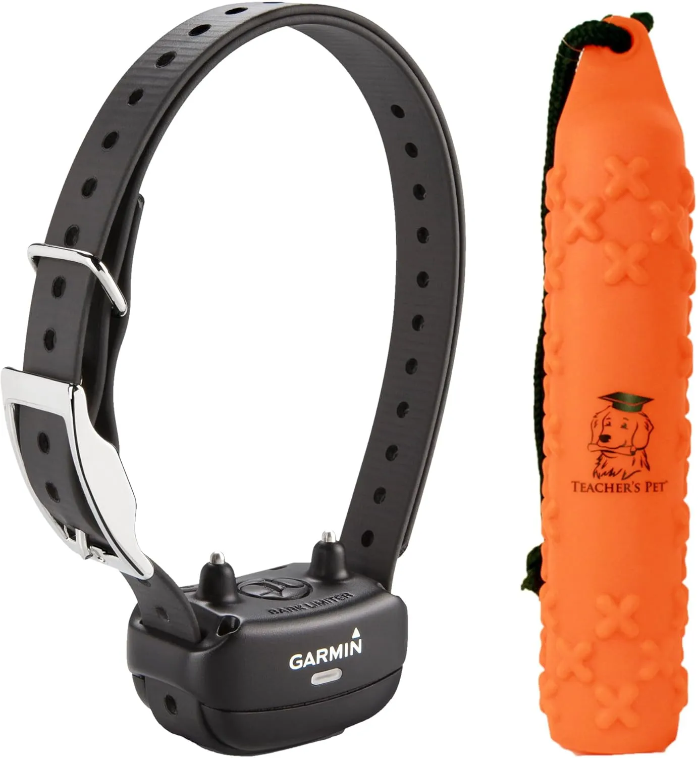 Garmin BarkLimiter Deluxe, Rechargeable Training Collar with Tri-Tronics Technology, Corrects Nuisance Barking, Odometer, Manual & Auto Modes, for All Dog Breeds, Teacher's Pet Bumper