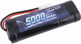Gens ace 7.2v 5000mAh NiMh Rechargable RC Battery Packs for RC Cars,Electric Rc Monster Trucks,TRX, LOSI, Associated, HPI, TMY, Kyosho with TMY Connectors