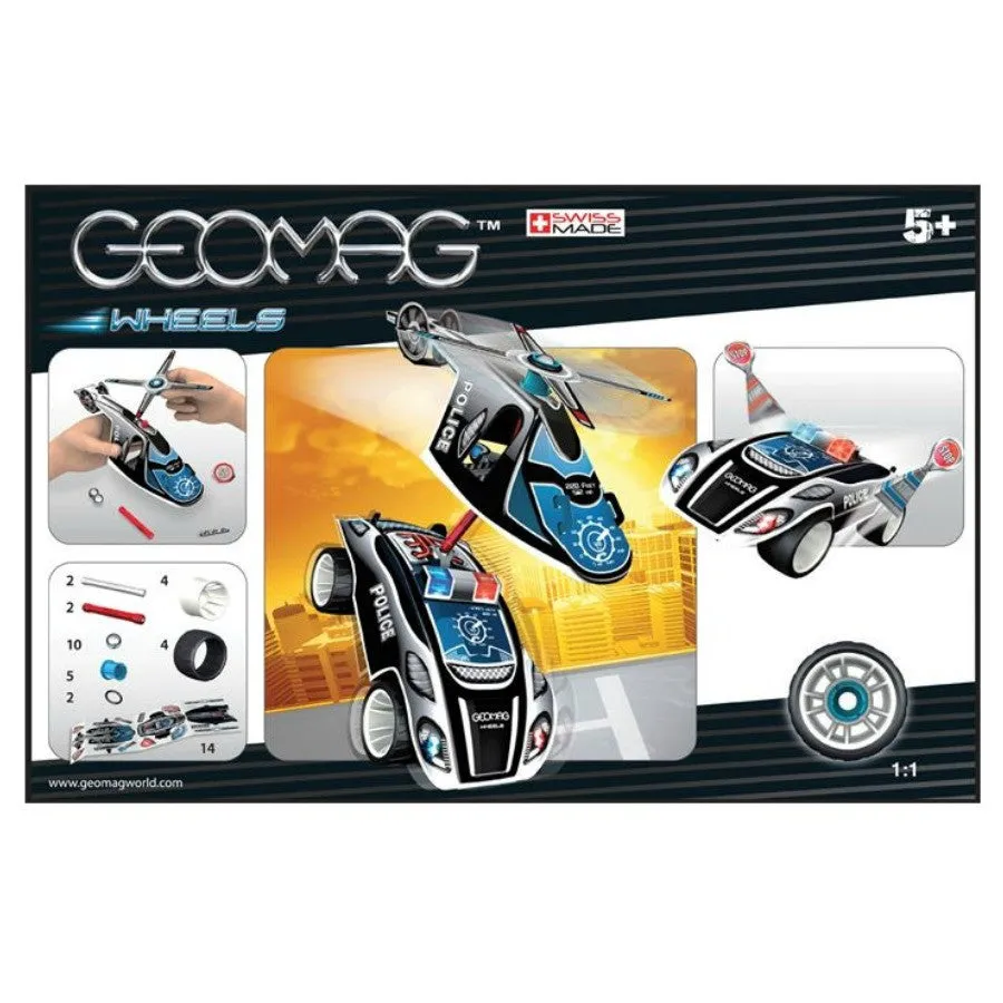 GeoMag Wheels Fast Chase 43 Pieces