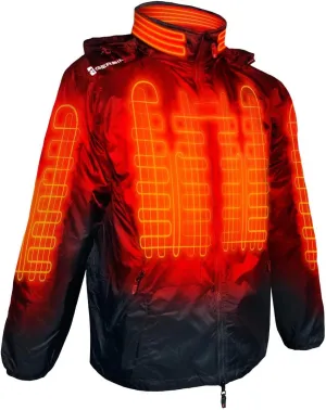 Gerbing 12V Heated Jacket Liner 2.0 – Heated Clothing with 7 Heat Zones, Removable Hood, Motorcycle Gear for Winter Riding