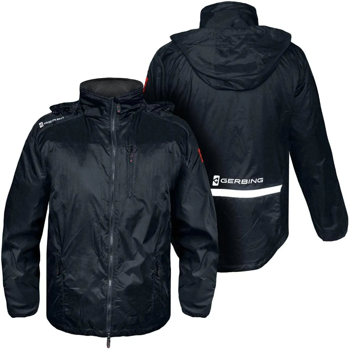 Gerbing 12V Heated Jacket Liner 2.0 – Heated Clothing with 7 Heat Zones, Removable Hood, Motorcycle Gear for Winter Riding