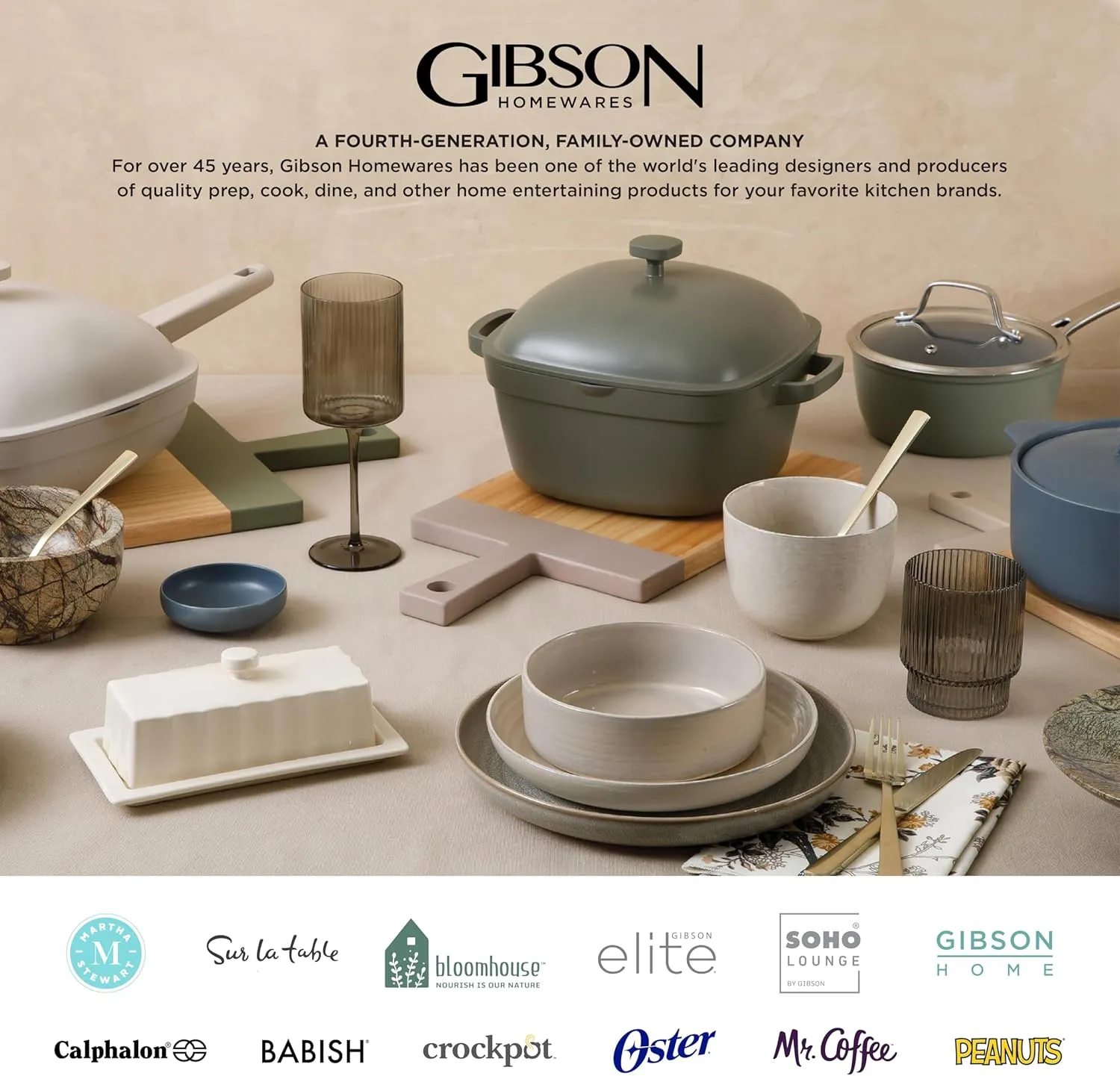 Gibson Elite Green Lantern Service for 4 (16 Piece) Double Bowl Dinnerware Set, Teal, Soft Gray, Dinnerware Set
