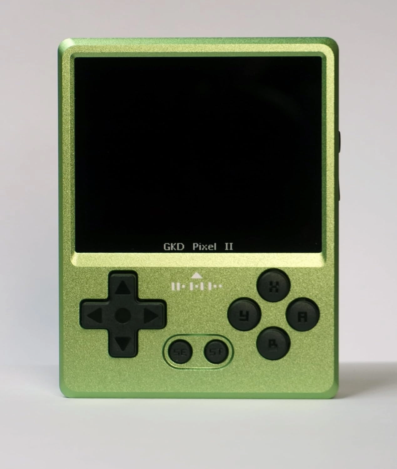 GKD Pixel 2 Console Metal Retro Game Player Portable Mini Pocket Handheld, Preinstalled with 64GB TF Card 1800mAh Battery 2.4-inch IPS Screen Aluminum Body Console Gaming Player (Green 64GB)