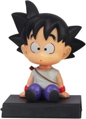 Goku Phone Bracket, Goku Shaking Head Car Decoration, Dragon Ball Z Home Decoration, Goku Decor for Home,Car,Party Cake