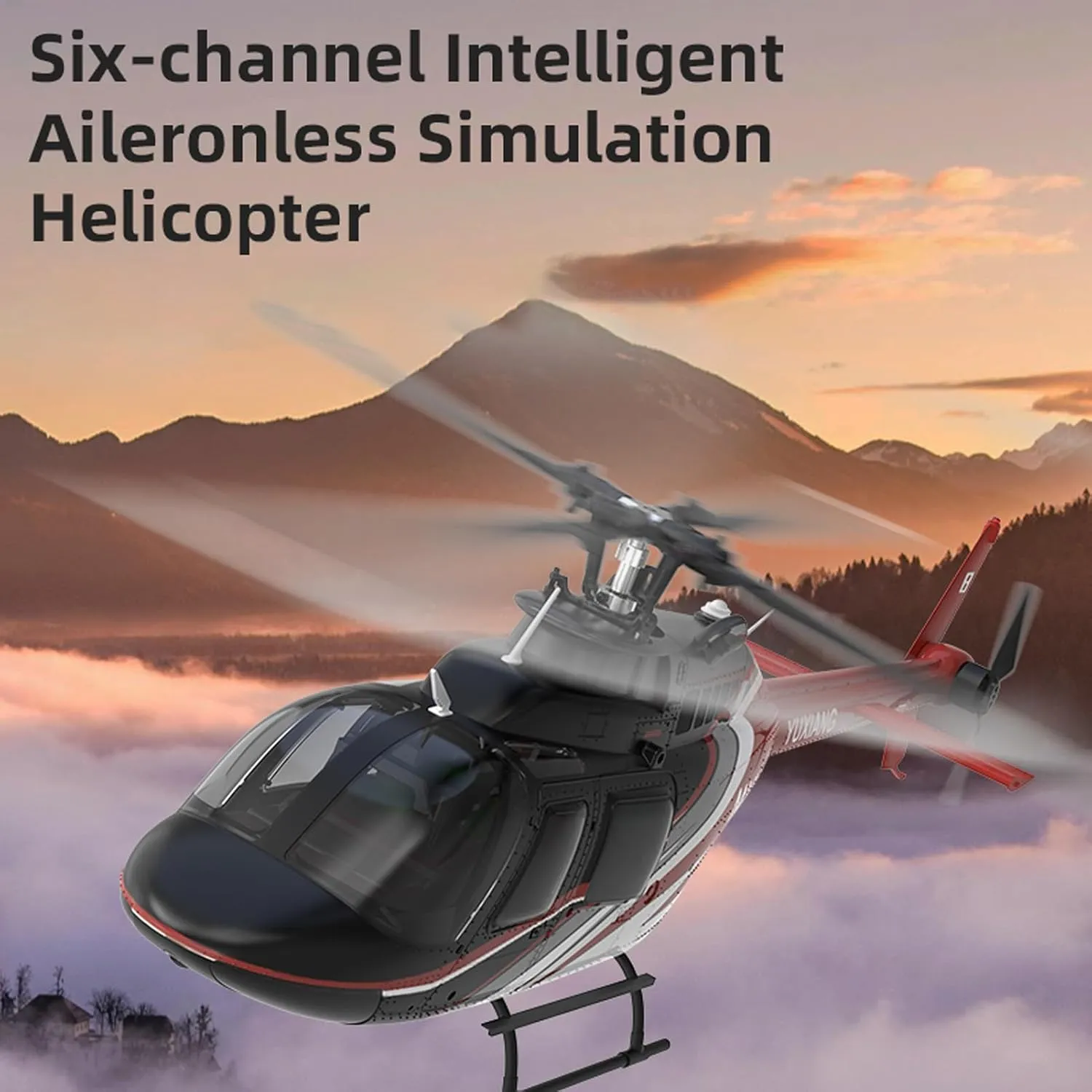 GoolRC F08 RC Helicopter for Adults, 1/27 Scale 6CH Remote Control Helicopter with Brushless Motors, 6-Axis Gyro, Altitude Hold, Optical Flow Positioning, 2.4GHz Military RC Aircraft