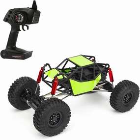 GoolRC 8504 RC Cars, 1:10 Scale 4WD Remote Control Car, 35KM/H High Speed Racing Car, 2.4GHz All Terrains Off Road RC Truck for Kids and Adults (Green)