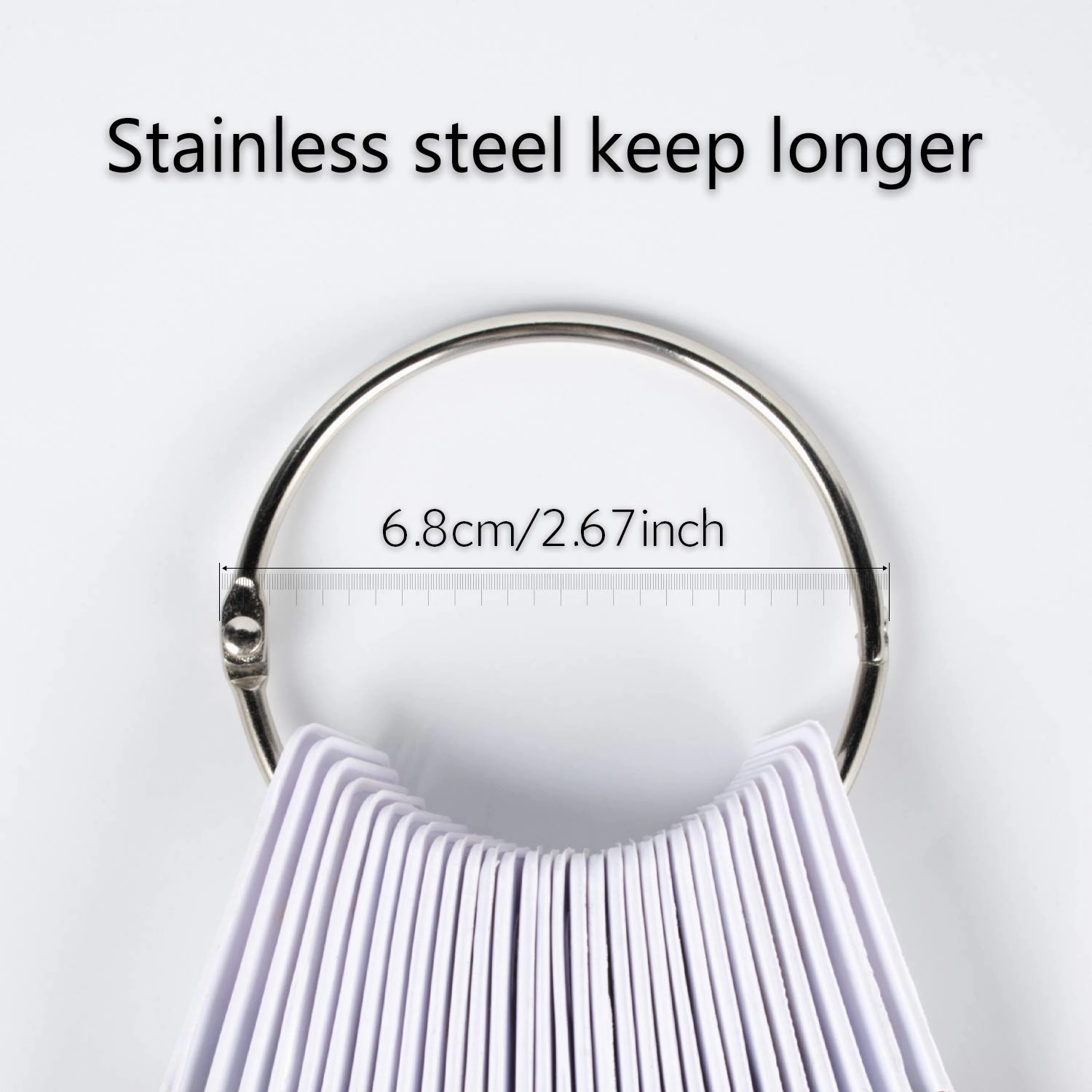 Hair Swatches 100% Human Hair Color Rings Testing Fashion Colors Samples 8 inch Lightest Blonde 30 PCS/Pack