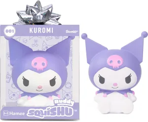 Hamee SquiSHU Buddy Hello Kitty and Friends Kuromi, Cute Birthday Gift, Official Merchandise, Toys for Kids & Adult, Model Squishy for Collectors