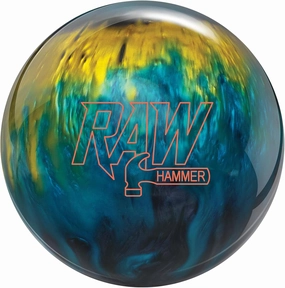 Hammer Raw Smoke/Blue/Gold Bowling Ball